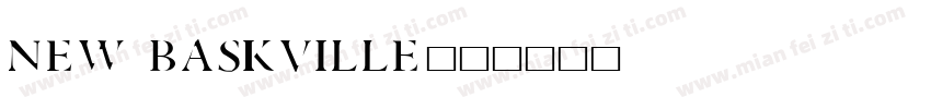new baskville字体转换